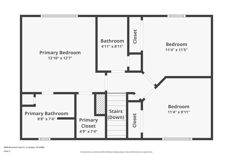 2,035/Mo, 4099 Mountain Top Trl La Vergne, TN 37086 Floor Plan View 2