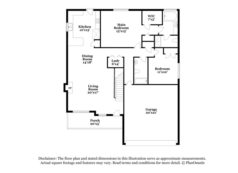 2,770/Mo, 2720 Windcrest Trl Antioch, TN 37013 Floor Plan View