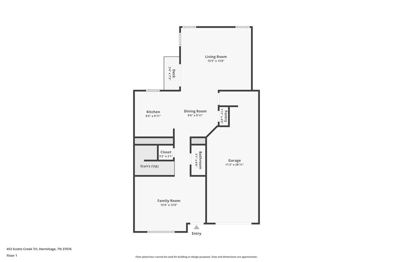 2,060/Mo, 453 Scotts Creek Trl Hermitage, TN 37076 Floor Plan View