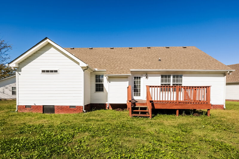 1,825/Mo, 1204 Red Oak Ct Murfreesboro, TN 37130 Rear View