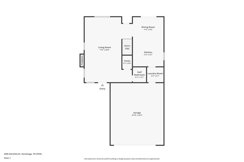 2,335/Mo, 3505 Glenfalls Dr Hermitage, TN 37076 Floor Plans View
