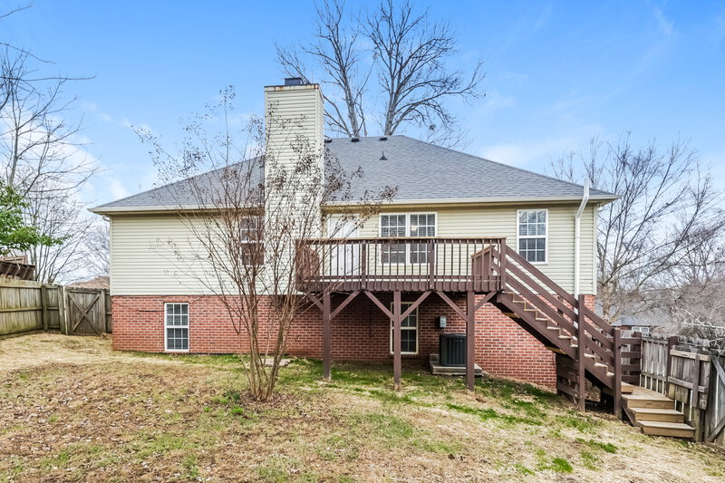 2,560/Mo, 1802 N Bonham Ct Old Hickory, TN 37138 Rear View