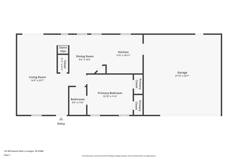 1,890/Mo, 141 Bill Stewart Blvd La Vergne, TN 37086 Floor Plan View