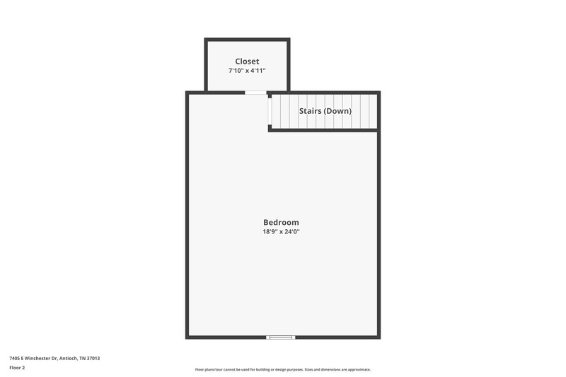 1,945/Mo, 7405 E Winchester Dr Antioch, TN 37013 Floor Plan View 2