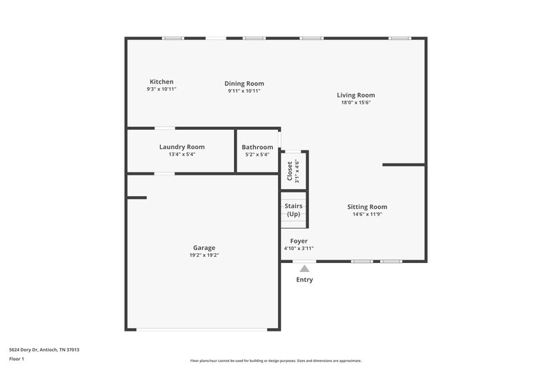 2,280/Mo, 5624 Dory Dr Antioch, TN 37013 Floor Plan View