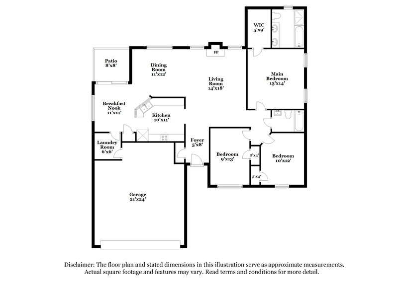 1,930/Mo, 9003 Lomond Dr Smyrna, TN 37167 Floor Plan View