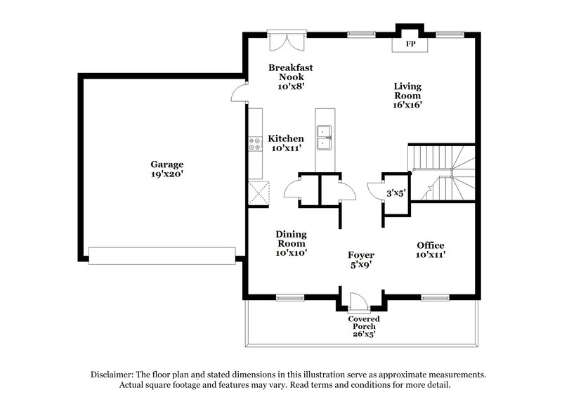 2,155/Mo, 3008 Bromley Way Antioch, TN 37013 Floor Plan View