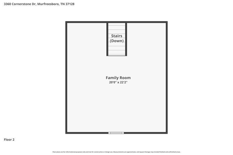 2,345/Mo, 3360 Cornerstone Dr Murfreesboro, TN 37128 Floor Plan View 2