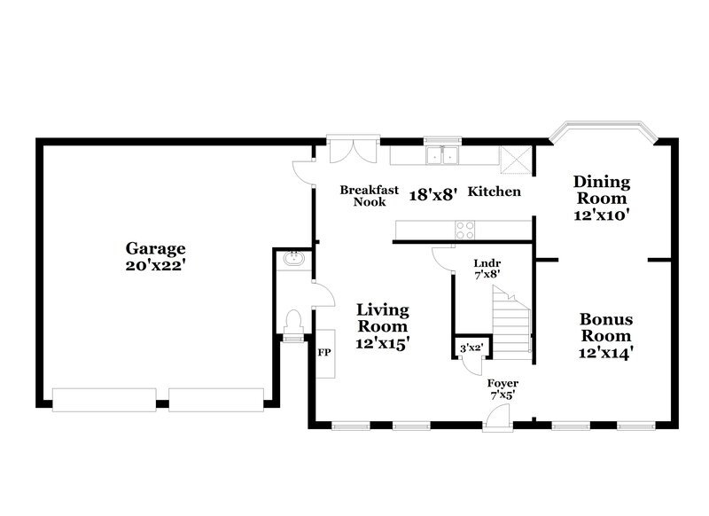 2,165/Mo, 2005 Hidden Cove Rd Mount Juliet, TN 37122 Floor Plan View