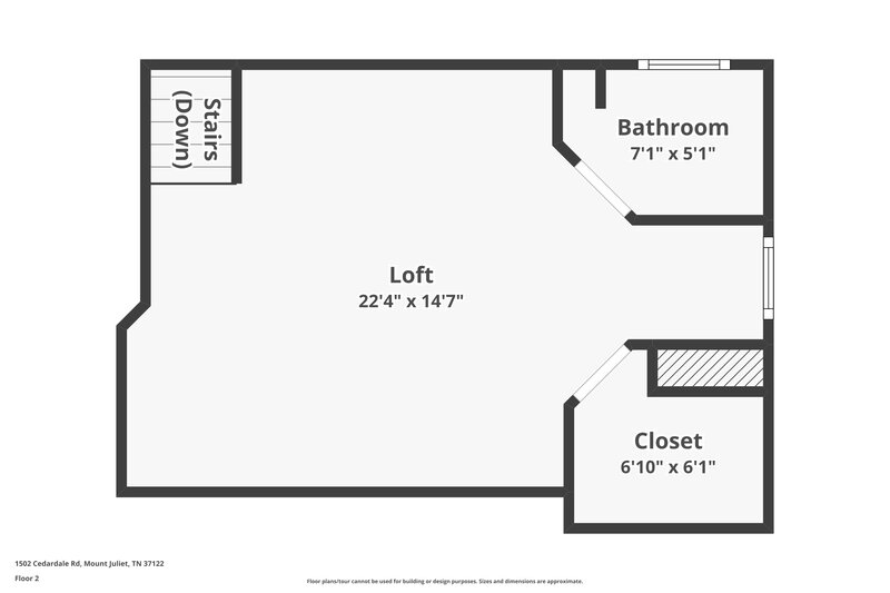 2,800/Mo, 1502 Cedardale Rd Mount Juliet, TN 37122 Floor Plan View 2
