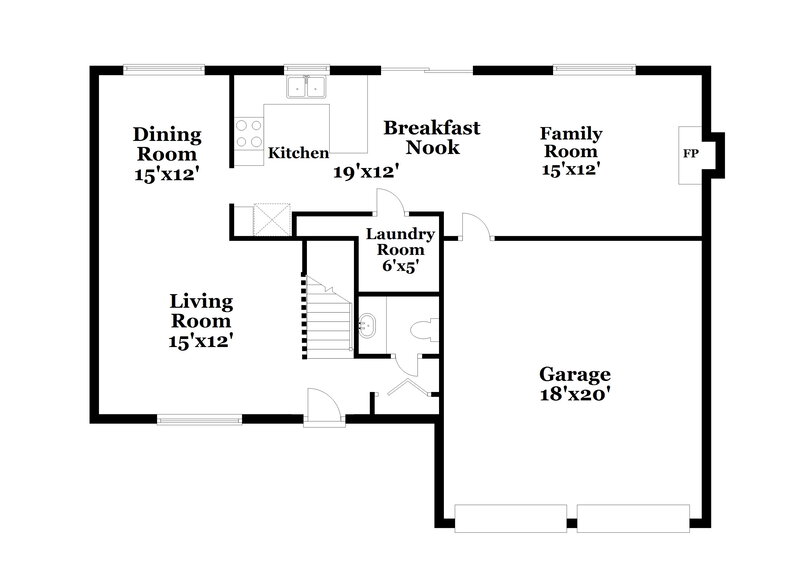 2,740/Mo, 408 Red Cedar Ct Nashville, TN 37214 Floor Plan View