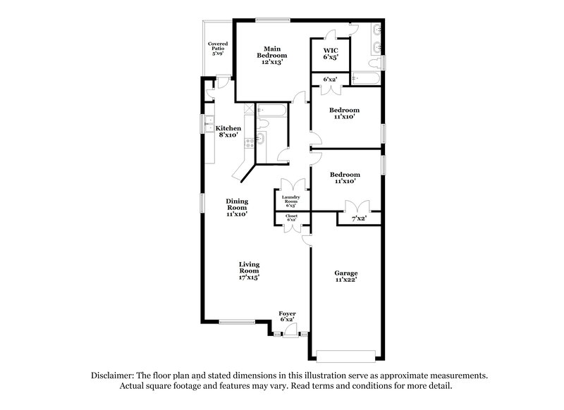 2,170/Mo, 2333 Cason Trl Murfreesboro, TN 37128 Floor Plan View