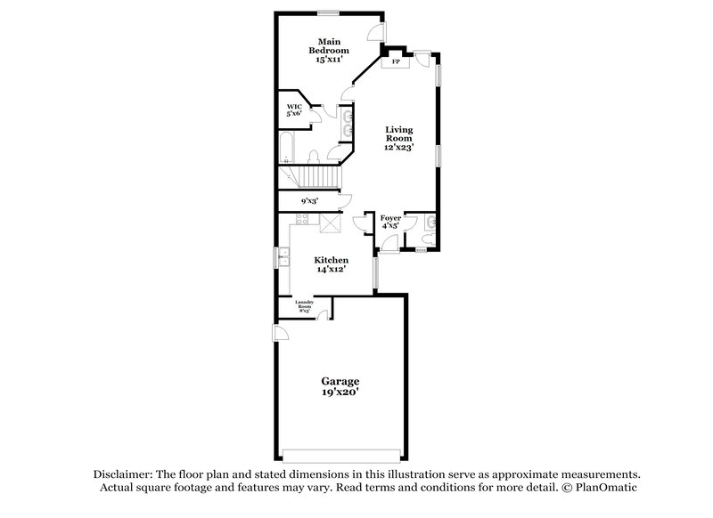 2,175/Mo, 2605 Paddle Wheel Dr Nashville, TN 37214 Floor Plan View