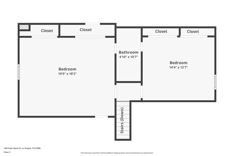 2,430/Mo, 108 Cedar Bend Ct La Vergne, TN 37086 Floor Plan View 2
