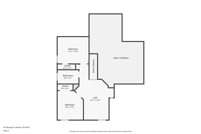 1,995/Mo, 101 Brandy Ct Antioch, TN 37013 Floor Plan View 2