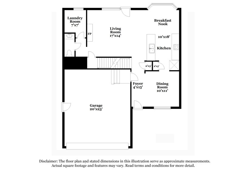 2,545/Mo, 3134 Creekview Ln Goodlettsville, TN 37072 Floorplan View 3