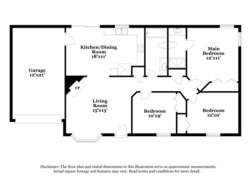 2,040/Mo, 100 Pine Grove Rd Mt Juliet, TN 37122 Floor Plan View