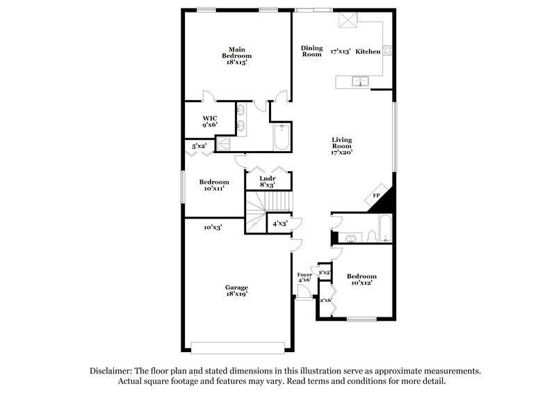 2,640/Mo, 3624 Coles Branch Dr Antioch, TN 37013 Floor Plan View