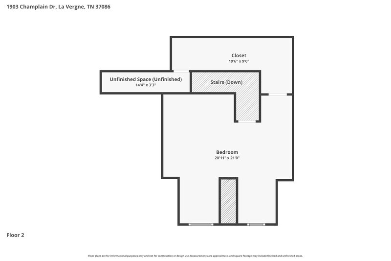 2,185/Mo, 1903 Champlain Dr La Vergne, TN 37086 Floor Plan View 2