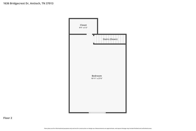 2,395/Mo, 1636 Bridgecrest Dr Antioch, TN 37013 Floor Plan View