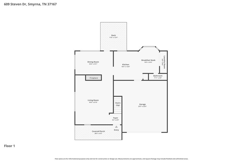2,345/Mo, 609 Steven Dr Smyrna, TN 37167 Floor Plan View