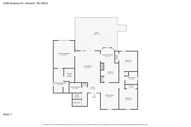 0/Mo, 3708 Seasons Dr Antioch, TN 37013 Floor Plan View