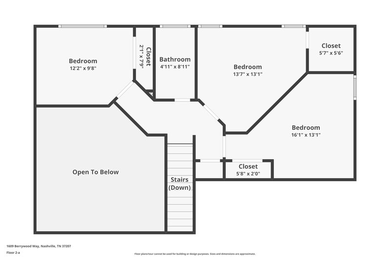 2,445/Mo, 1609 Berrywood Way Nashville, TN 37207 Floor Plan View 2