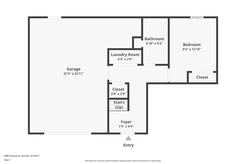 1,970/Mo, 4008 Calumet Dr Antioch, TN 37013 Floor Plan View 2