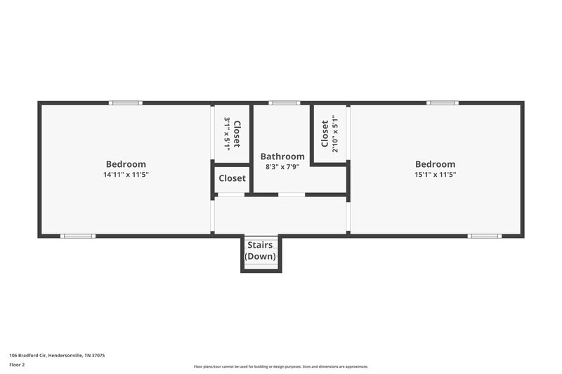 2,365/Mo, 106 Bradford Cir Hendersonville, TN 37075 Floor Plan View 2