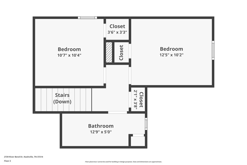 2,195/Mo, 2729 River Bend Dr Nashville, TN 37214 Floor Plan View 2