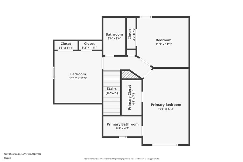 1,815/Mo, 1230 Shannon Ln La Vergne, TN 37086 Floor Plan View 2