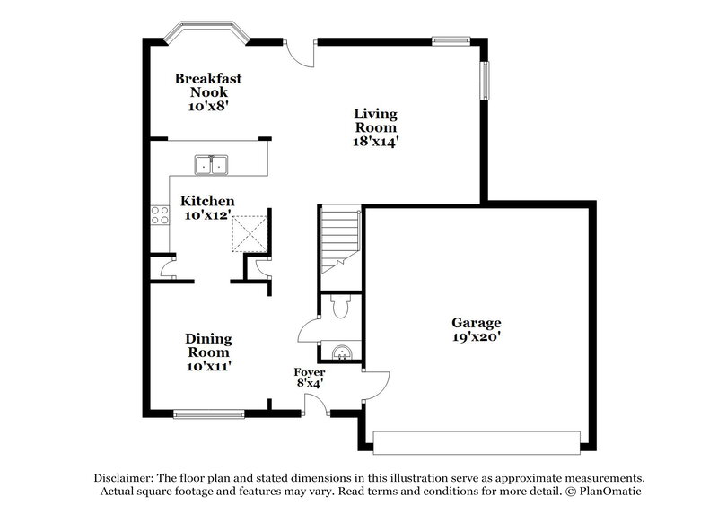2,245/Mo, 8853 Cressent Glen Ct Antioch, TN 37013 Floor Plan View