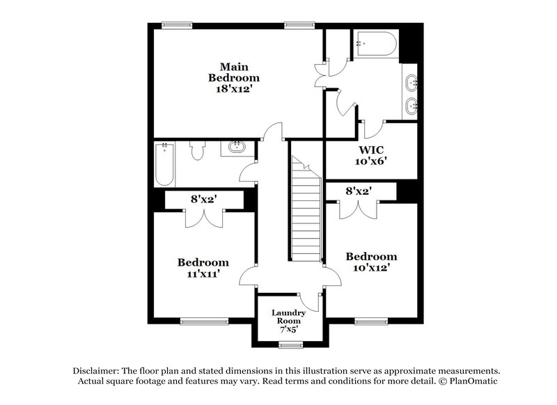 2,245/Mo, 8853 Cressent Glen Ct Antioch, TN 37013 Floor Plan View 2