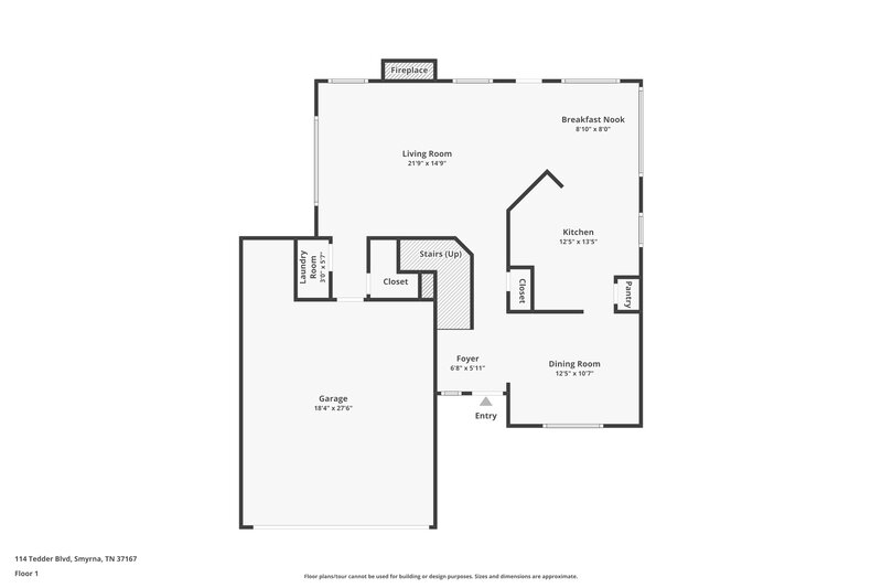 2,315/Mo, 114 Tedder Blvd Smyrna, TN 37167 Floorplan View