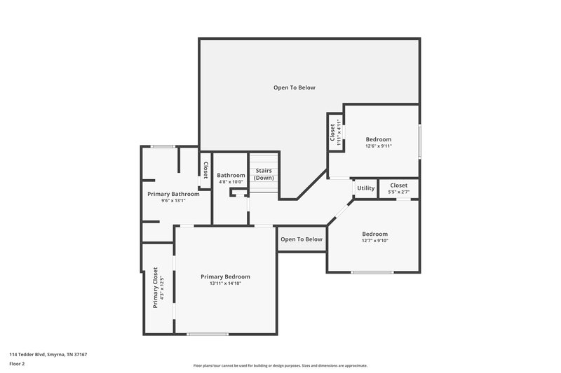 2,315/Mo, 114 Tedder Blvd Smyrna, TN 37167 Floorplan View 2