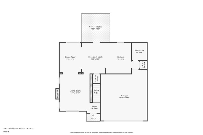 2,505/Mo, 5205 Rockridge Ct Antioch, TN 37013 Floor Plan View