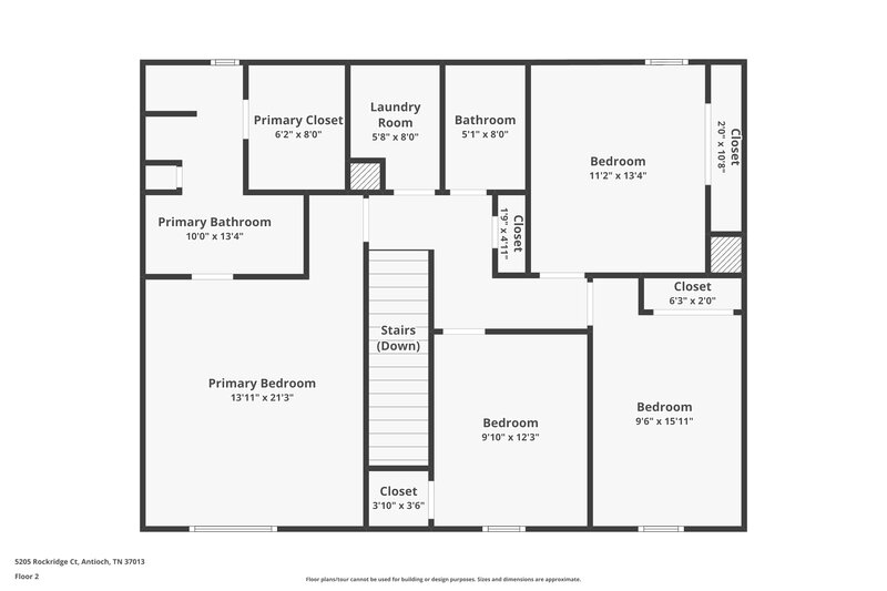 2,505/Mo, 5205 Rockridge Ct Antioch, TN 37013 Floor Plan View 2