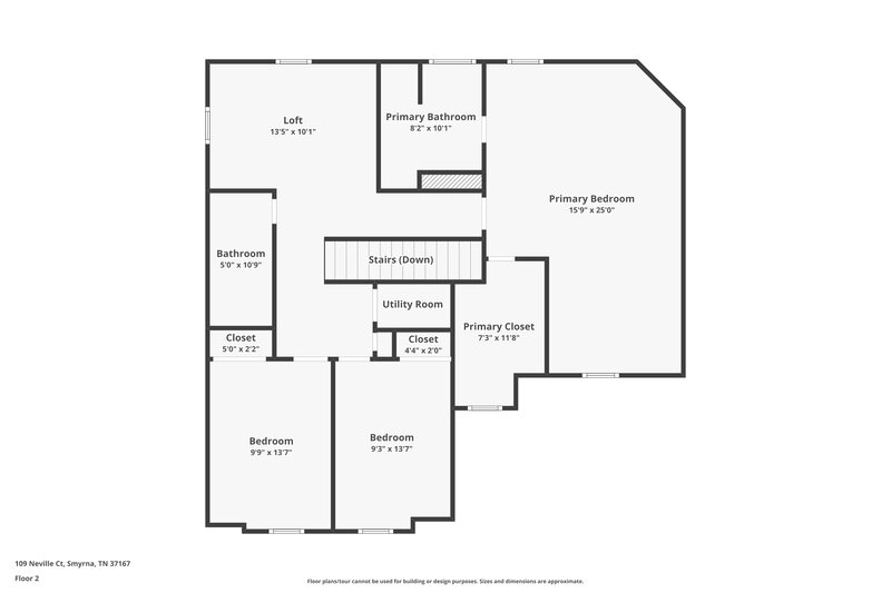 1,950/Mo, 109 Neville Ct Smyrna, TN 37167 Floor Plan View 2