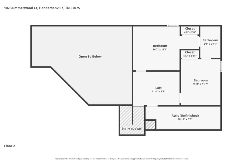 2,410/Mo, 102 Summerwood Ct Hendersonville, TN 37075 Floor Plan View 2