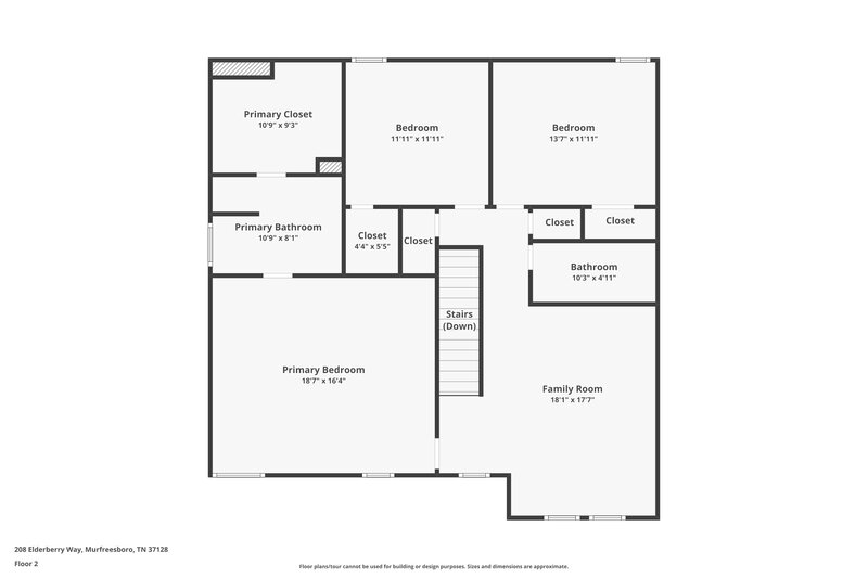 2,435/Mo, 208 Elderberry Way Murfreesboro, TN 37128 Floor Plan View 2