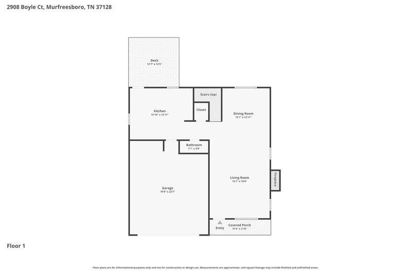 2,310/Mo, 2908 Boyle Ct Murfreesboro, TN 37128 Floor Plan View