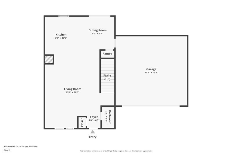 2,980/Mo, 106 Norwich Ct La Vergne, TN 37086 Floor Plan View