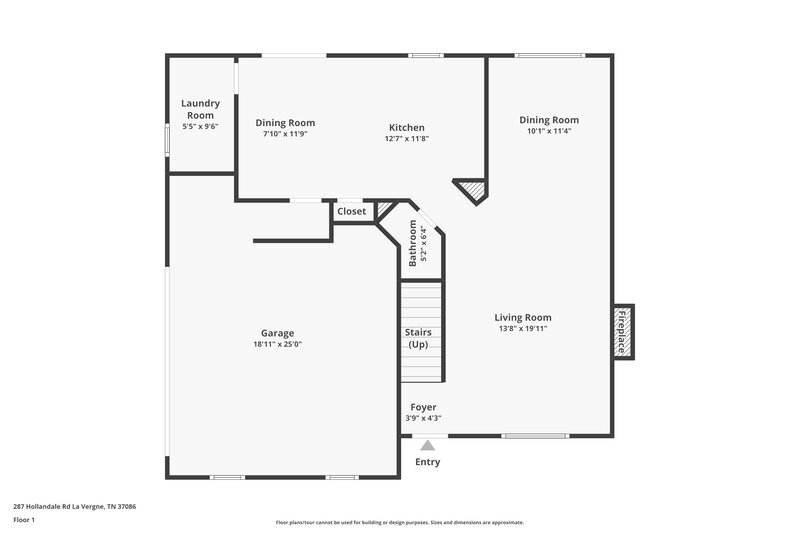 2,025/Mo, 287 Hollandale Rd La Vergne, TN 37086 Floor Plan View