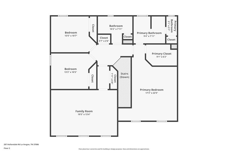 2,025/Mo, 287 Hollandale Rd La Vergne, TN 37086 Floor Plan View 2