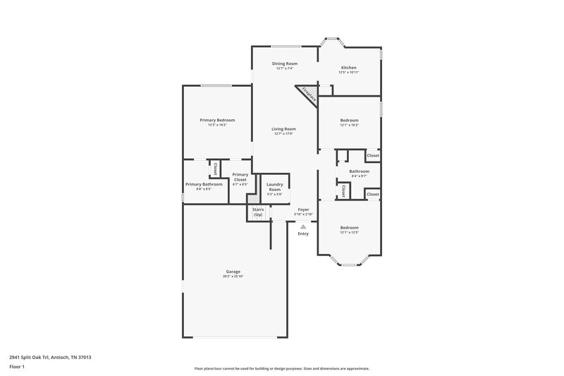 3,030/Mo, 2941 Split Oak Trl Antioch, TN 37013 Floorplan View