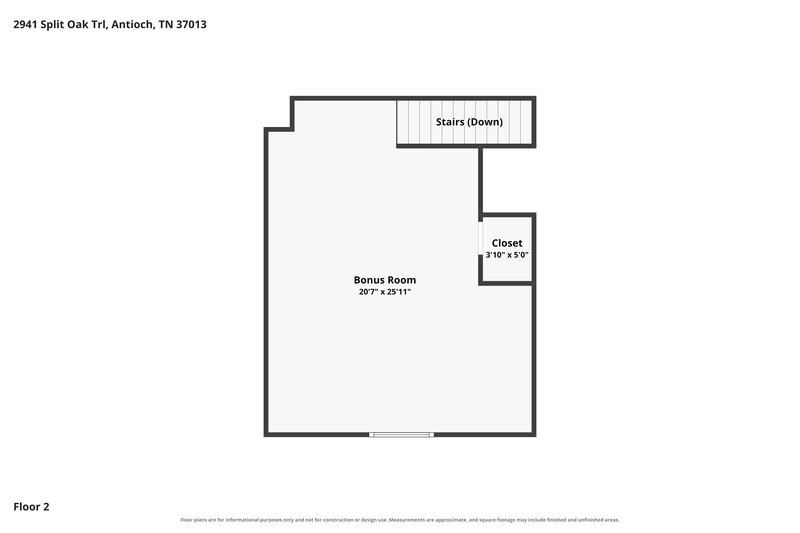 2,145/Mo, 2941 Split Oak Trl Antioch, TN 37013 Floor Plan View 3