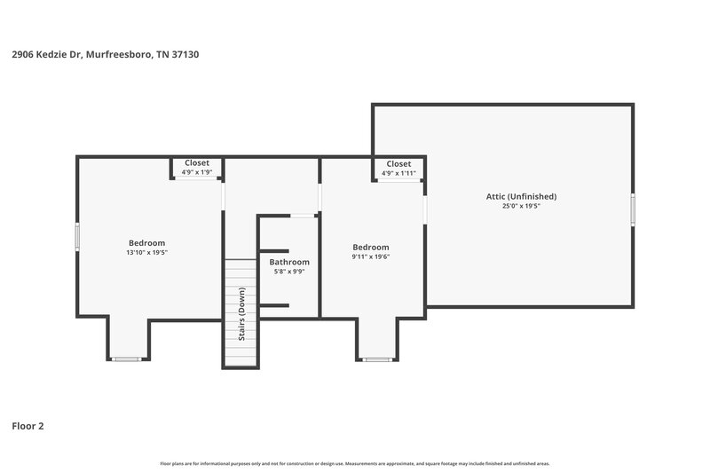 2,090/Mo, 2906 Kedzie Dr Murfreesboro, TN 37130 Floor Plan View 2