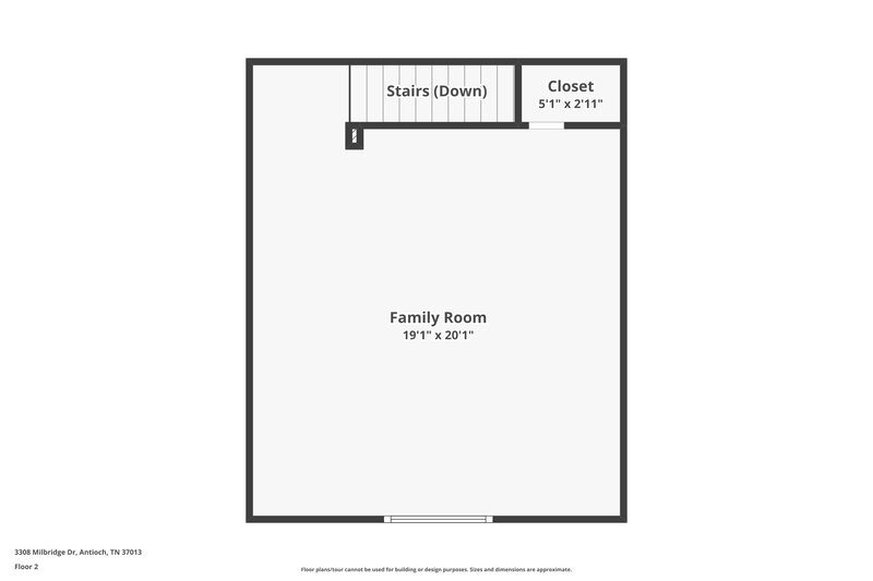 2,900/Mo, 3308 Milbridge Dr Antioch, TN 37013 Floor Plan View 2