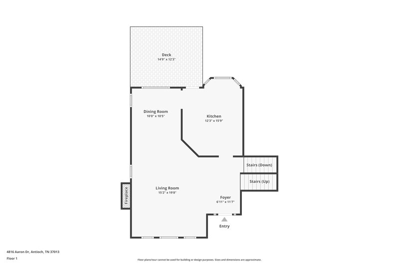 2,375/Mo, 4816 Aaron Dr Antioch, TN 37013 Floor Plan View 2