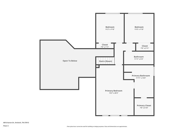 2,375/Mo, 4816 Aaron Dr Antioch, TN 37013 Floor Plan View 3